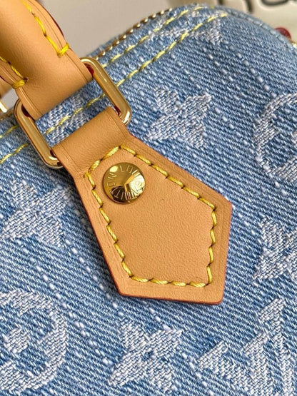 Italian-Inspired Luxury Blue Woven Leather Shoulder Bag