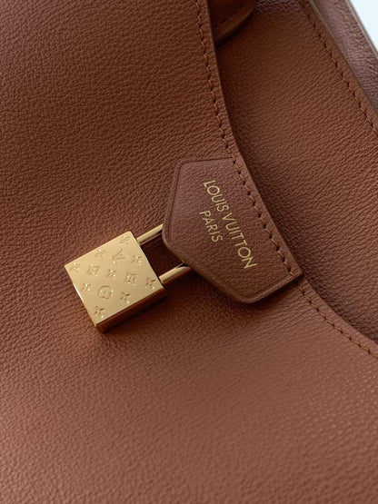 Calfskin Top Handle Bag