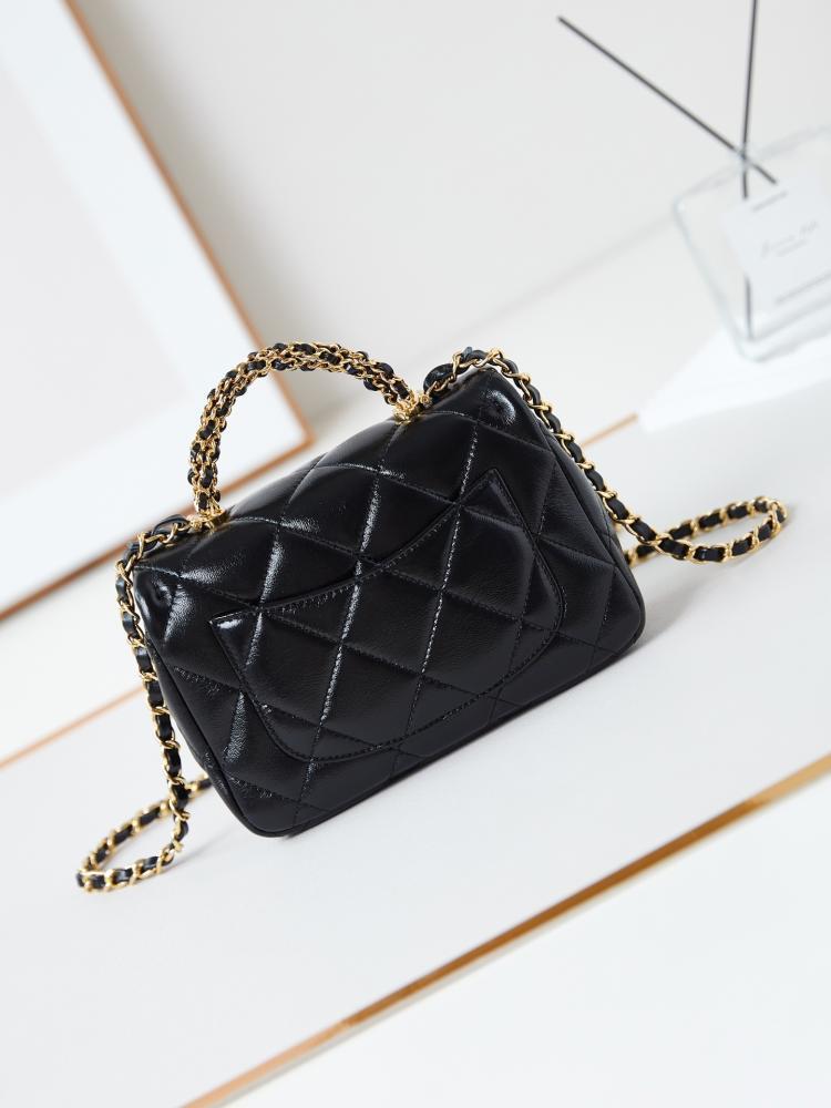 Leather Top Handle Bag
