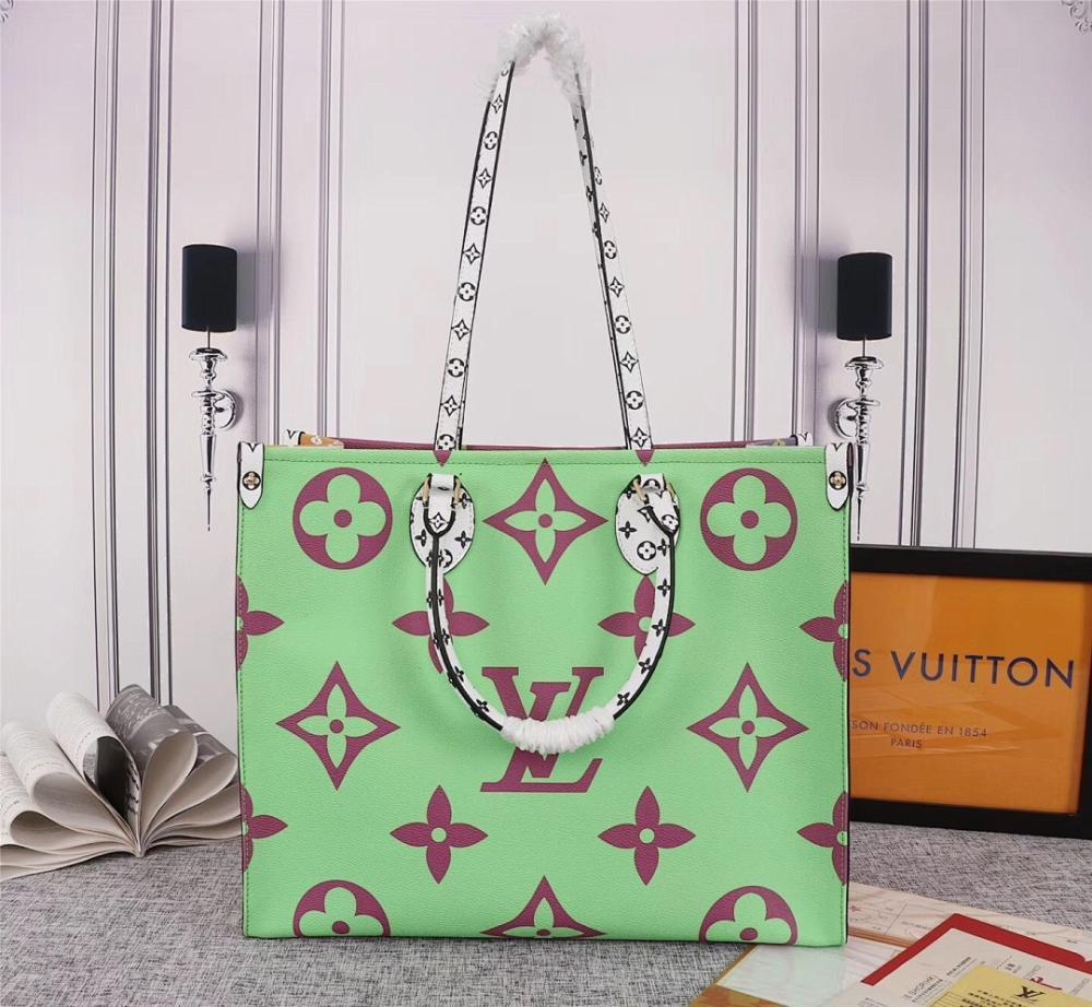OnTheGo Gold Monogram Tote Bag
