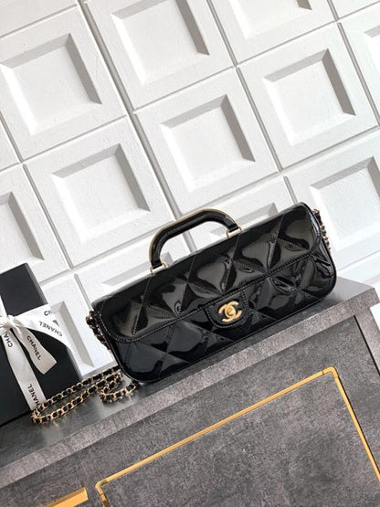Leather Top Handle Bag