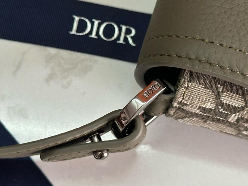 Saddle Printed Leather Shoulder Bag