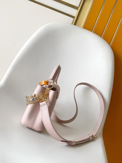 Leather Top Handle Bag