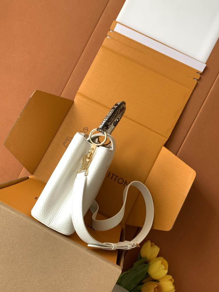 Calfskin Top Handle Bag