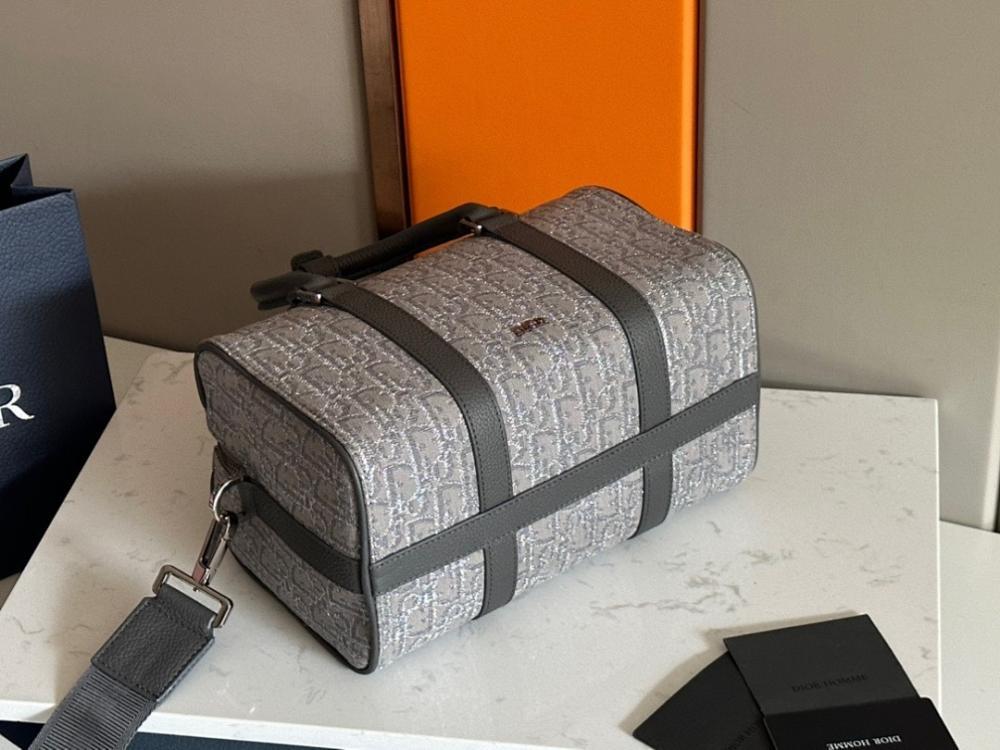 Elegant Refined Black Printed Calfskin Shoulder Bag