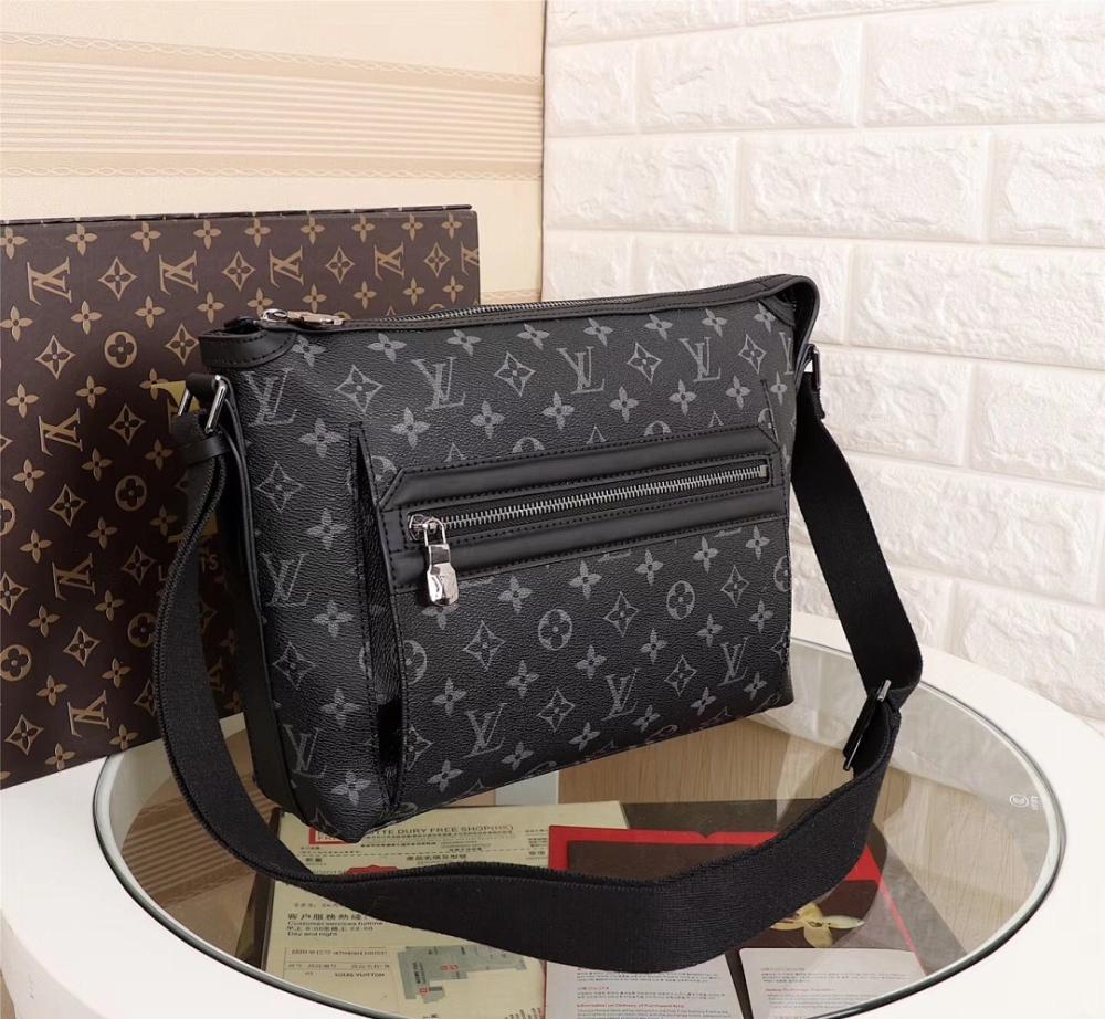 Elegant Stylish Silver Monogram Leather Bag