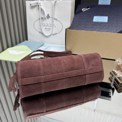 Suede Crossbody Bag