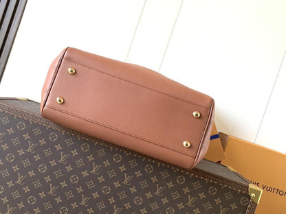 Calfskin Top Handle Bag