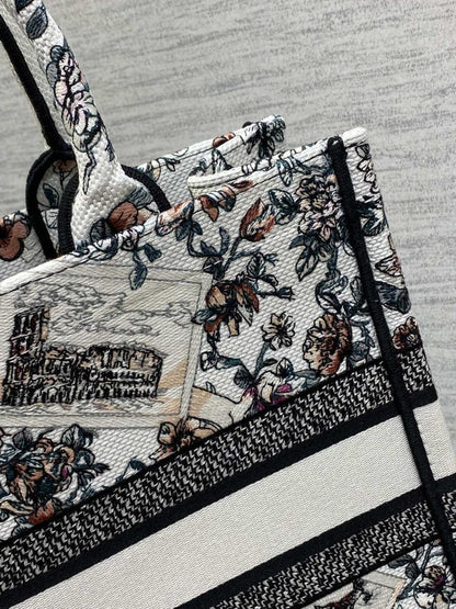 Embroidered Tote Bag