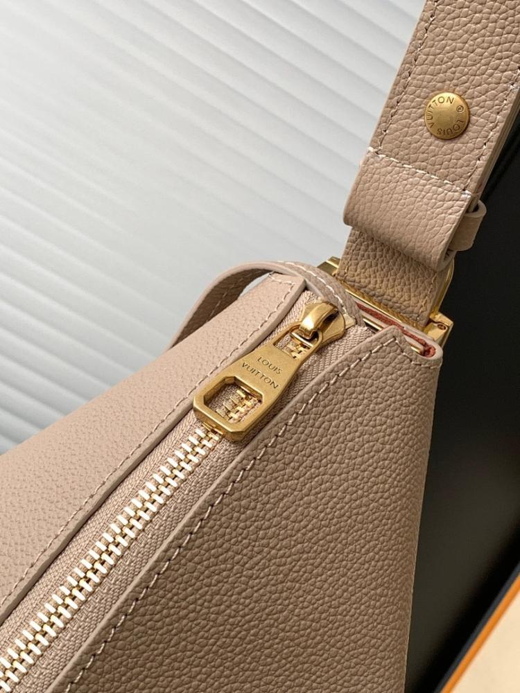 Modern Italian-Inspired Monogram Leather Top Handle Bag