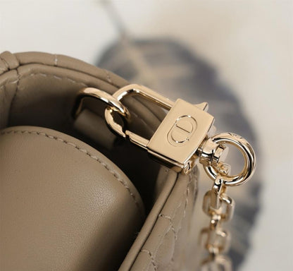Alma Gold Lambskin Crossbody Bag