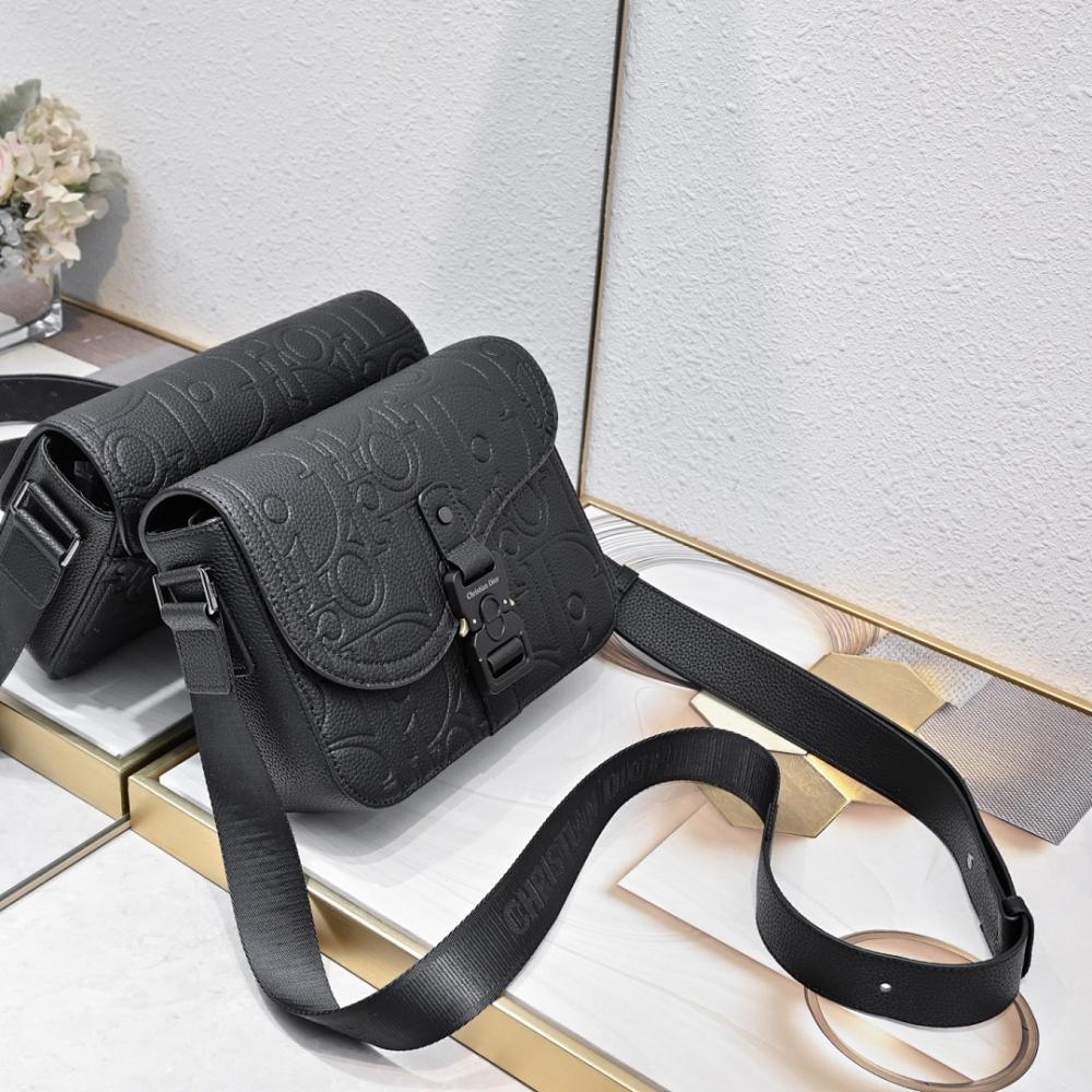 Stylish Premium Black Leather Shoulder Bag