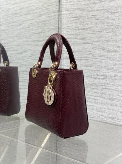 Alma Leather Top Handle Bag