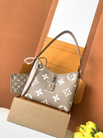 Leather Top Handle Bag