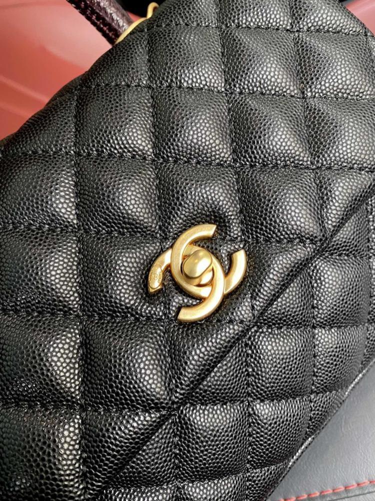 Leather Top Handle Bag