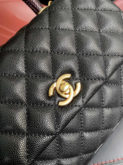 Leather Top Handle Bag