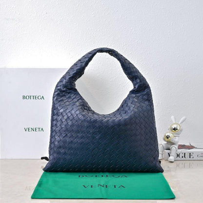 Woven Leather Top Handle Bag