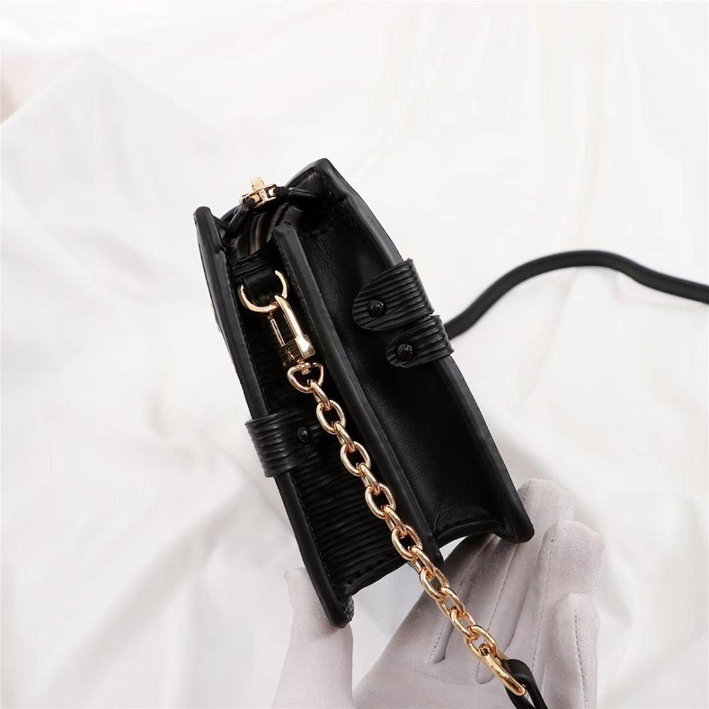 Modern Elegant Monogram Calfskin Top Handle Bag