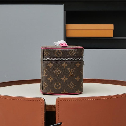 Luxury Stylish Monogram Leather Top Handle Bag