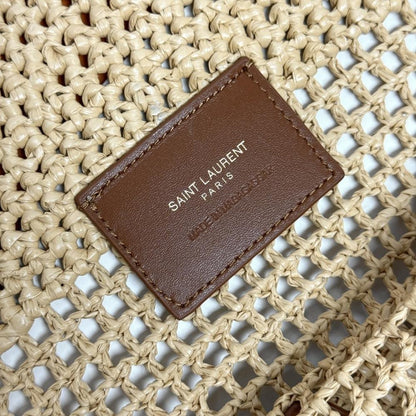 Woven Straw Tote Bag