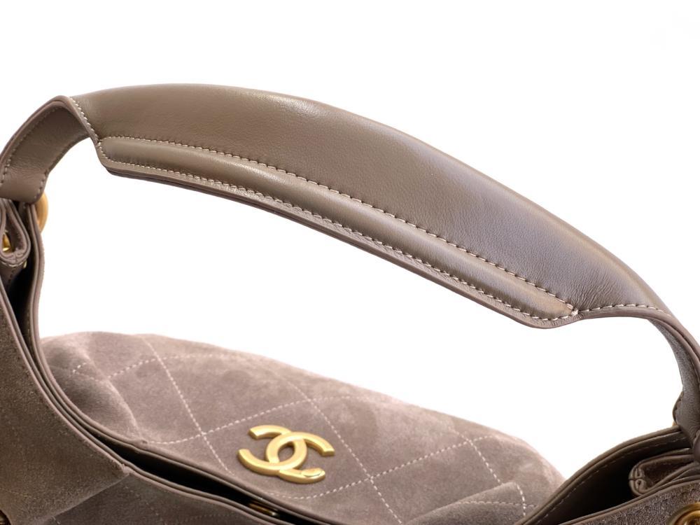 Suede Hobo Bag