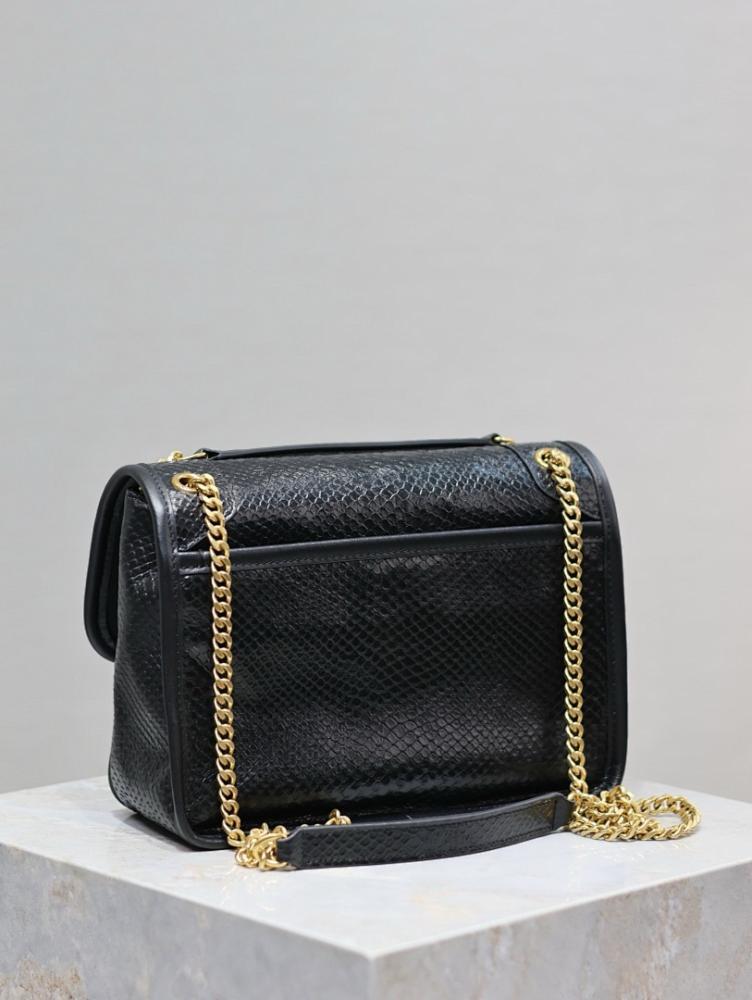 Italian-Inspired Stylish Gold Leather Top Handle Bag