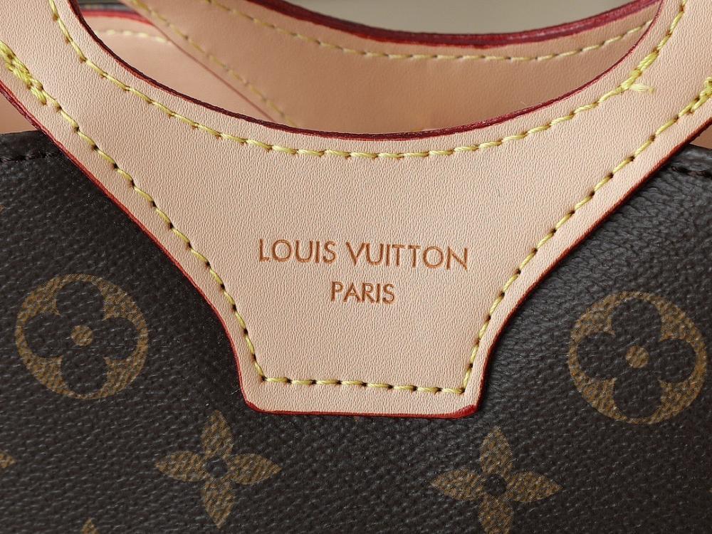 Modern Italian-Inspired Monogram Leather Travel Bag