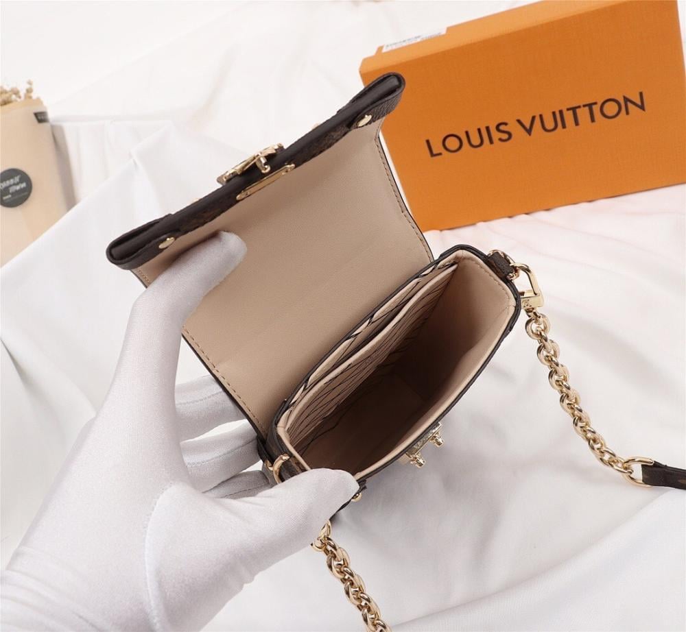 Classic Refined Monogram Calfskin Shoulder Bag