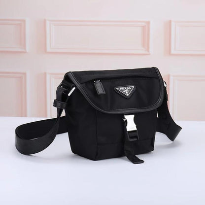 Italian-Inspired Stylish Woven Nylon Shoulder Bag