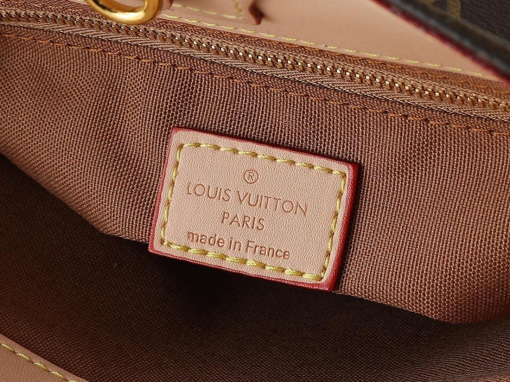 Modern Italian-Inspired Monogram Leather Travel Bag