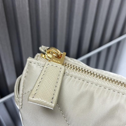 Quilted Nylon Crossbody Bag