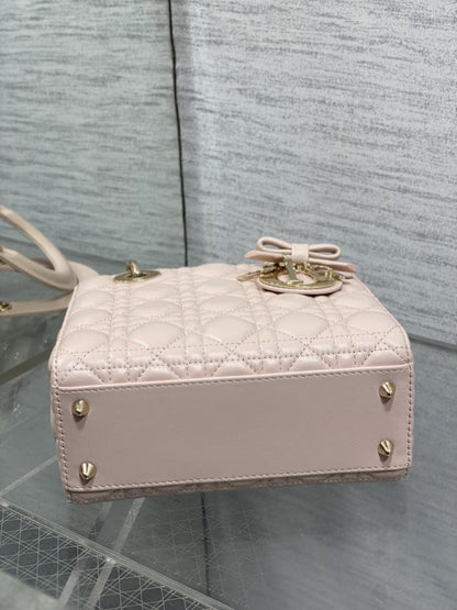 Lambskin Top Handle Bag