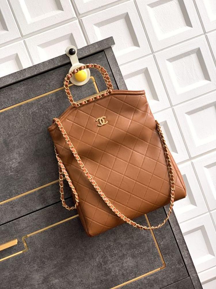 Classic Studded Leather Top Handle Bag
