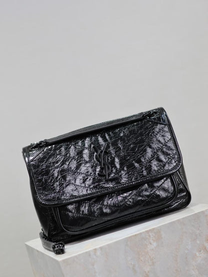 Leather Top Handle Bag