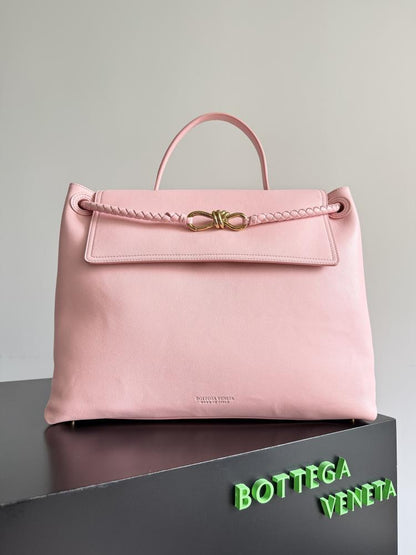 Gold Top Handle Bag