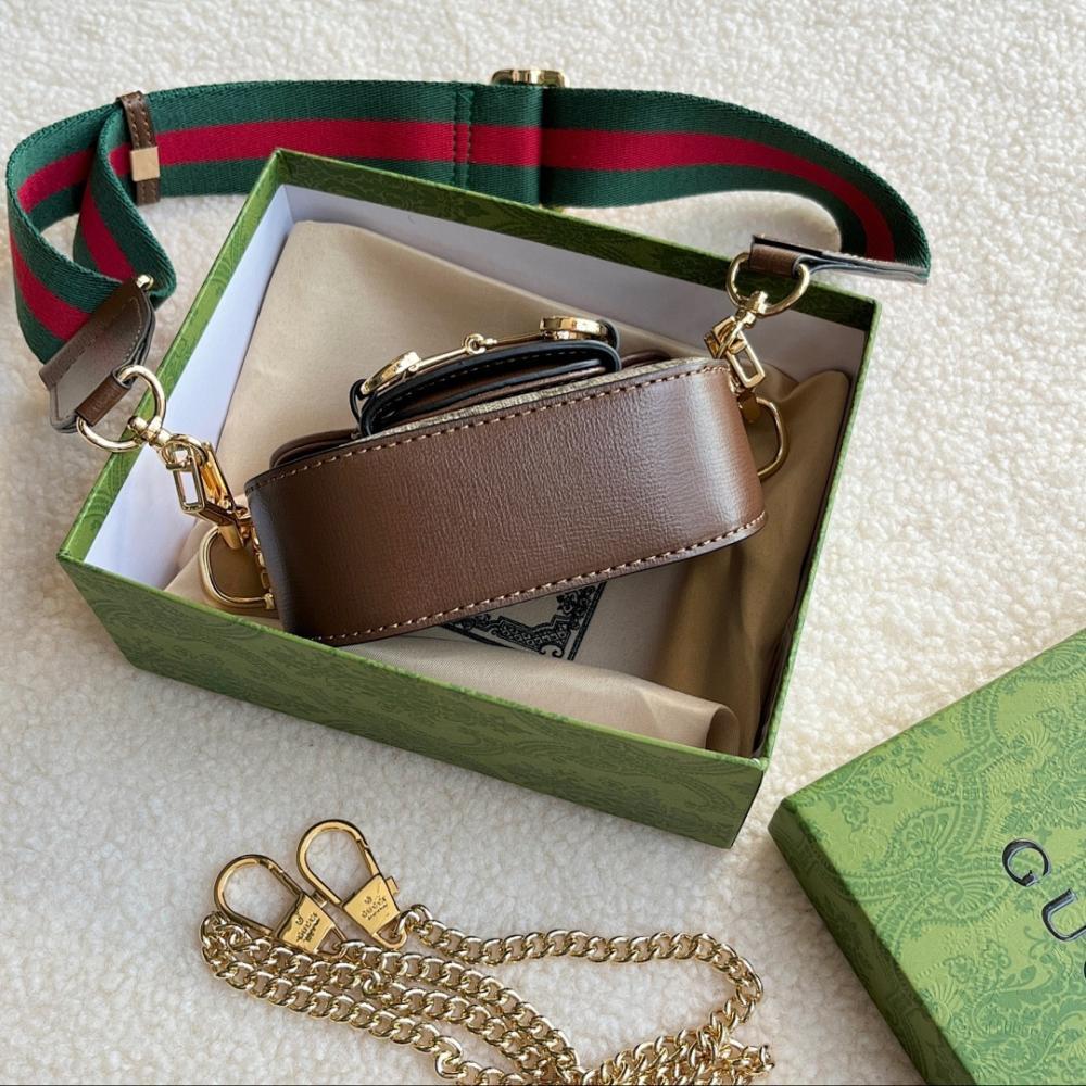 Modern Italian-Inspired Brown Monogram Shoulder Bag