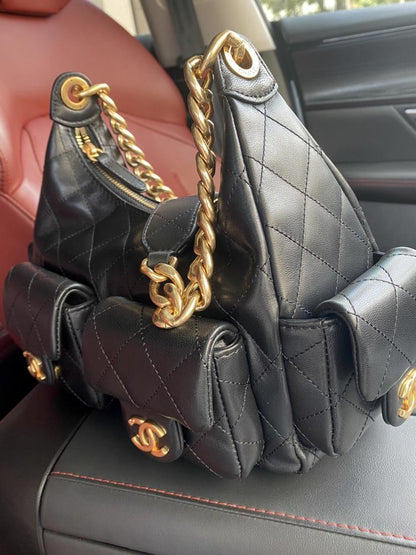 Lambskin Hobo Bag
