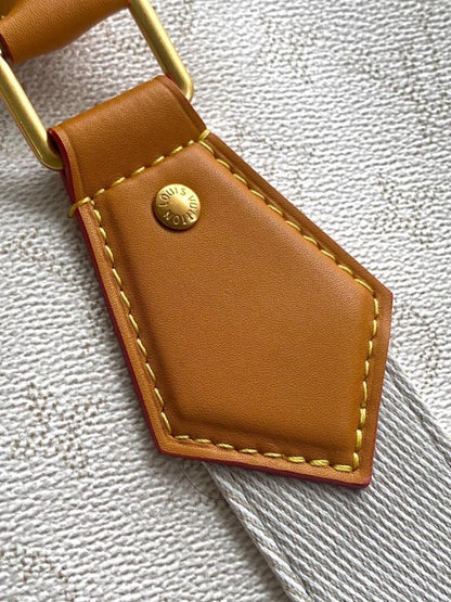 Keepall Monogram Leather Travel Bag