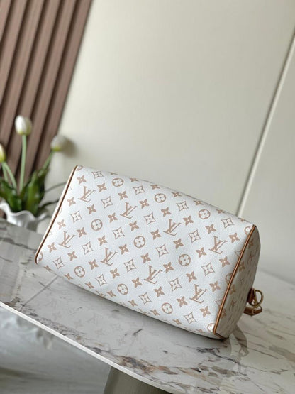 Luxury Elegant Monogram Leather Bag