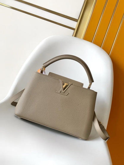 Classic Leather Top Handle Bag