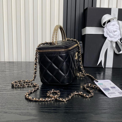 Lambskin Top Handle Bag