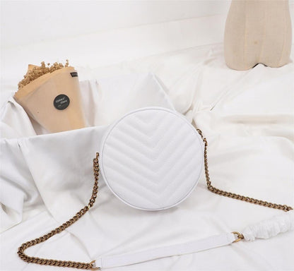 Stylish Refined Leather Top Handle Bag