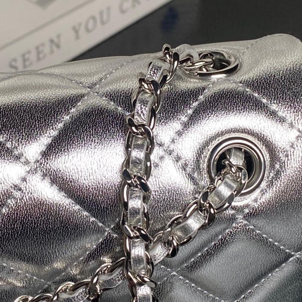 Gold Top Handle Bag