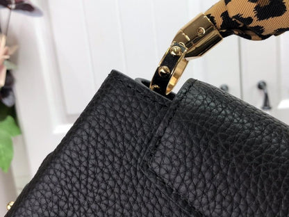 Gold Top Handle Bag