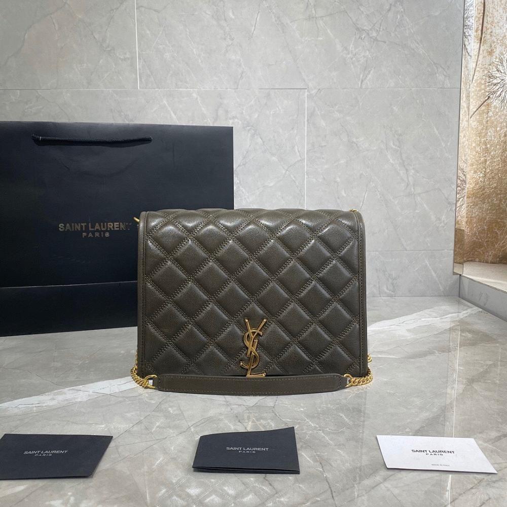 Alma Gold Quilted Leather Shoulder Bag