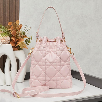 Stylish Refined Gold Lambskin Shoulder Bag