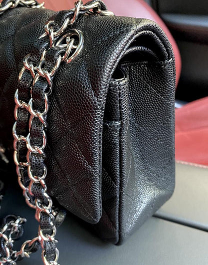 Classic Calfskin Top Handle Bag