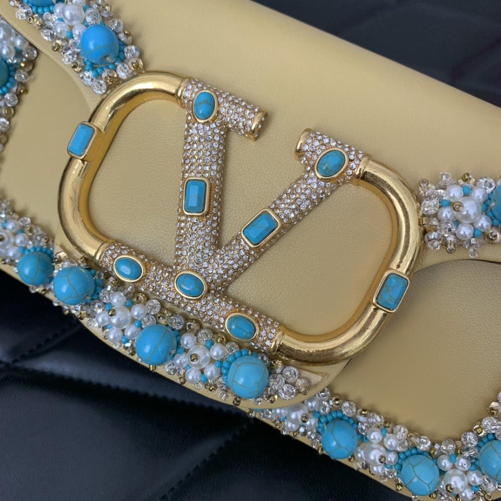 Luxury Crystal-Embellished Crossbody Bag
