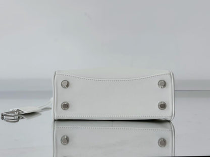 Leather Top Handle Bag