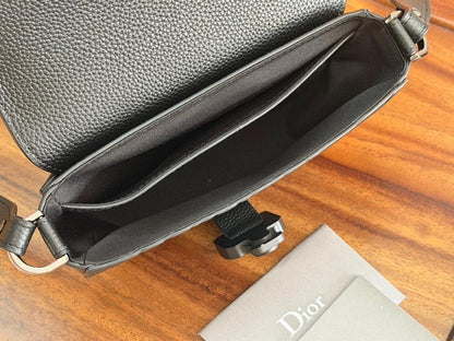 Classic Grey Calfskin Shoulder Bag – Limited Edition